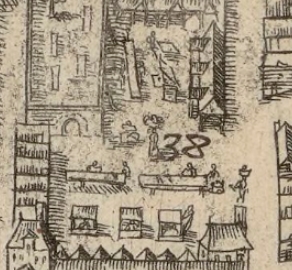 Le cimetière des Protestants en 1621
